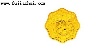 壬辰龙年1公斤梅花形金质纪念币