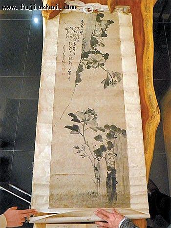 周铁宁收藏的明清古画。马勇 何少锋 摄