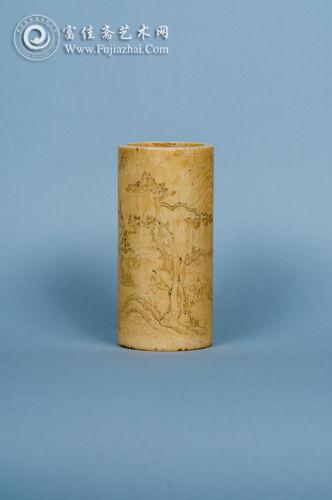 图3 诗筒正面,婉若一幅画卷