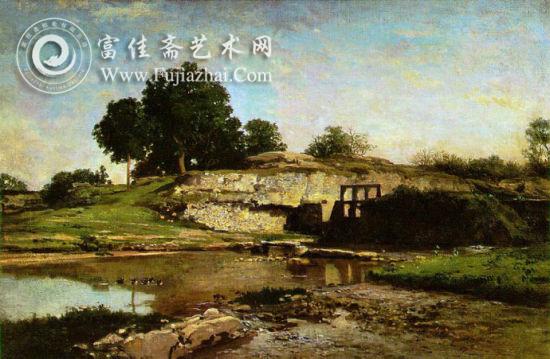 杜比尼《奥伯特沃兹的水闸》