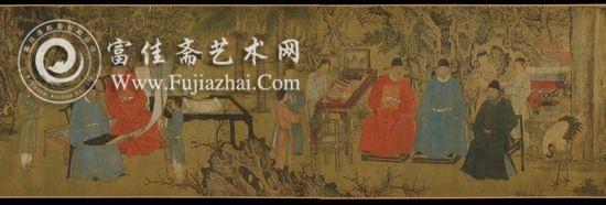 明·谢环《杏园雅集图》（大都会本局部）