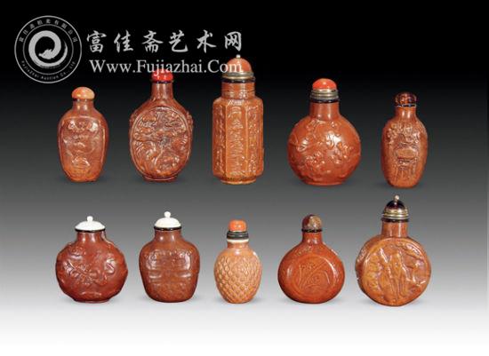 清匏器压花鼻烟壶