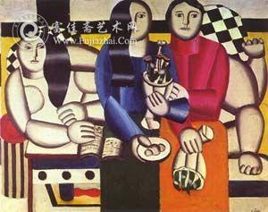 《三个女子》,1921年,布面油画