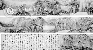 龚贤《溪山无尽图》