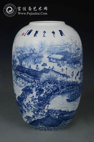 清明上河图大师青花瓷