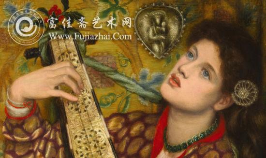 “圣诞颂歌”（A Christmas Carol），丹特·加布里埃尔·罗赛蒂（Dante Gabriel Rossetti）